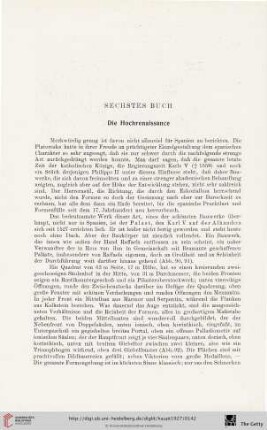 Sechstes Buch: Die Hochrenaissance