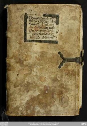 [Halle (Saale), Universitäts- und Landesbibliothek Sachsen-Anhalt, Qu. Cod. 86]