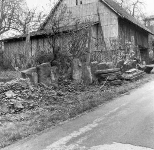 Sachteil: Stellsteine; Oberzent, Ecksgasse 3
