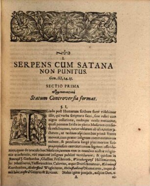 Schediasma Bipartitum : Qvo Serpentem Non Punitum Cum Satana, Gen. III, 14. 15. Ut Et Defensionem Caini Defensi In Causa Desperationis