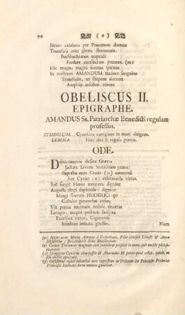 Obeliscus II.