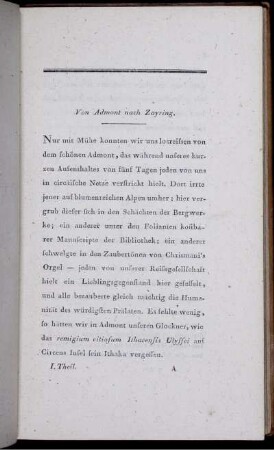Von Admont nach Zayring.