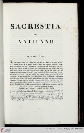 Sagrestia del Vaticano