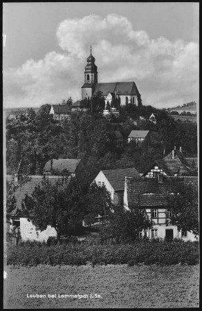 Leuben. Blick auf Leuben