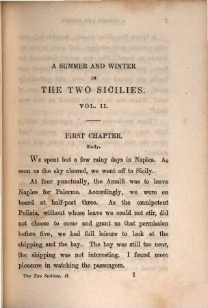 A Summer and winter in the two Sicilies, 2