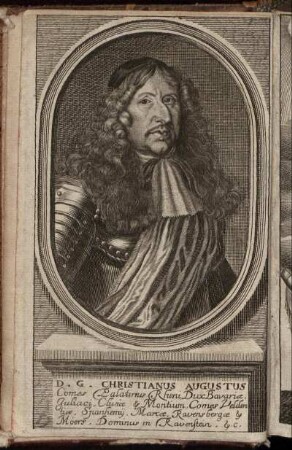 D. G. Christianus Augustus Comes Palatini Rheni Dux Bavariae[...]
