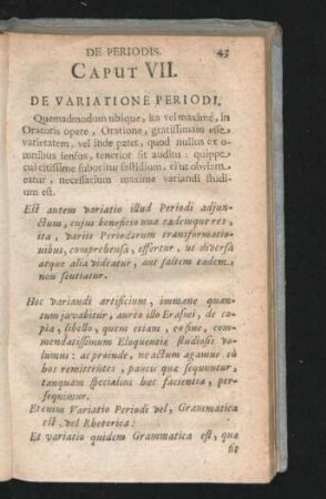 Caput VII. De Variatione Periodi.
