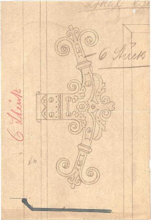 Ostenrieder, Maximilian; u. a. Deutschland; Beschläge - Ansicht