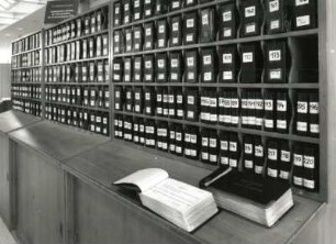 Dresden. SLUB Dresden, Zentralbibliothek, Zellescher Weg 17. Alphabetischer Katalog der Monografien (bis Erscheinungsjahr 1973) der ehemaligen Landesbibliothek
