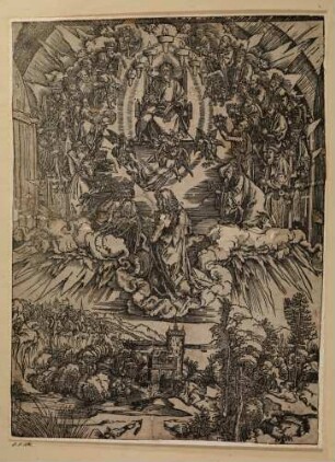 Johannes vor Gottvater und den 24 Ältesten