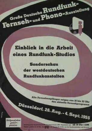 Große Deutsche Rundfunk- Fernsehen- und Phono-Ausstellung 1955