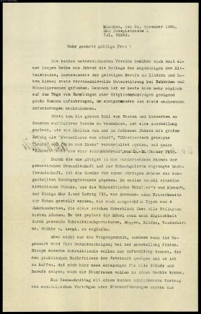Joseph Joachim (1822-1882) und Helene Raff (1865-1942) Nachlass: Brief von Eva von Baudissin an Helene Raff - BSB Raffiana VI. Baudissin, Eva von