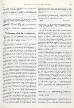 118-120 [Rezension] Valentin, Jean-Marie, Gegenreformation und Literatur