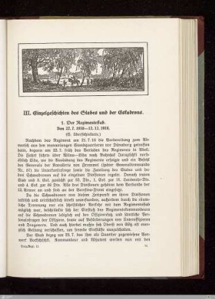 1. Der Regimentsstab