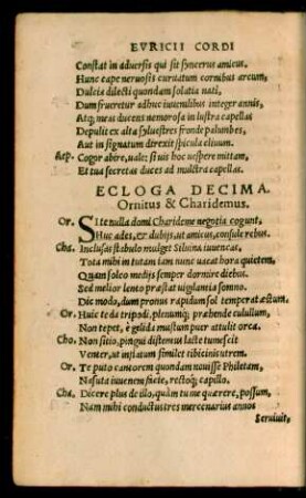 Ecloga Decima.