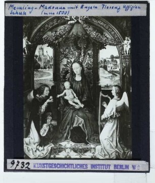 Memling, Madonna mit musizierenden Engeln (Florenz, Uffizien 00286024)