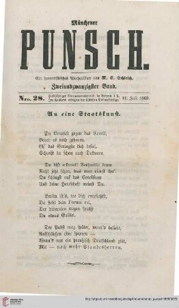 Nro. 28 (11. Juli 1869)