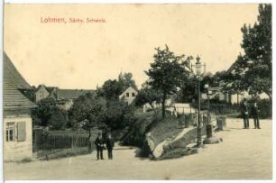 Lohmen. Blick auf Lohmen