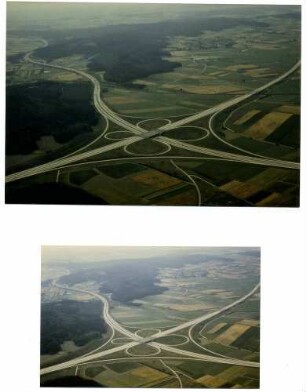 AK Feuchtwangen Trassierung der A 6 in Richtung Heilbronn