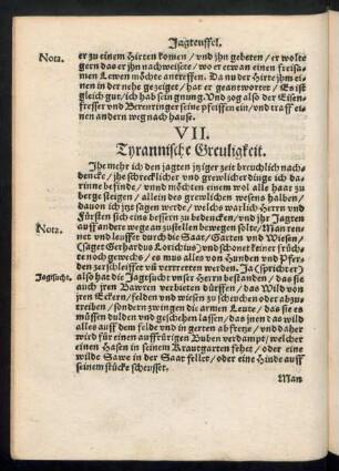 VII. Tyrannische Greuligkeit.