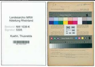 Entnazifizierung Thusnelda Kuehn , geb. 01.10.1894 (Lehrerin)