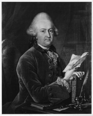 Bildnis des Oldenburgischen Hofrats und Postmeisters Dr. jur. Albert Schumacher (1729-1783)