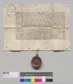 Erzbischof Sigmund [I.] von Salzburg bestätigt dem Kloster Seeon die Inkorporation der Pfarrei Obing und alle damit verbundenen Rechte. S: Erzbischof Sigmund I. von Salzburg