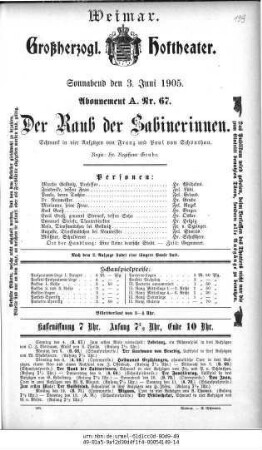 Der Raub der Sabinerinnen