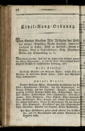 Civil-Rang-Ordnung