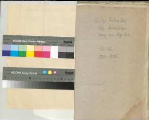 Belege zum Hypothekenbuch ("Scrinium") des Ksp. Meinerzhagen Bd. 16