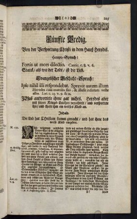 225-233, Fünffte Predig. Sechste Predig.