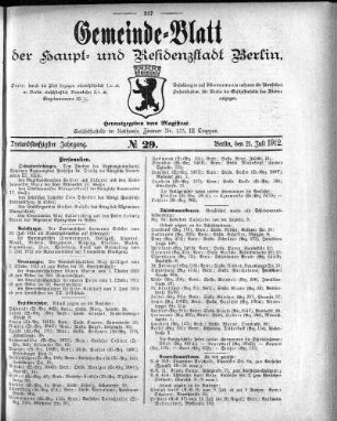 1912,29: No. 29, 21. Juli 1912