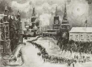 Roter Platz in Moskau (2. Fassung)
