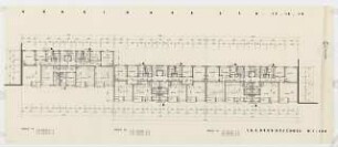 Wohnhäuser Zähringerstraße 17-19, Berlin-Wilmersdorf: Grundriss 1. und 3. Obergeschoss 1:100