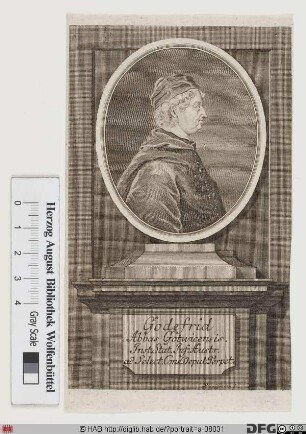 Bildnis Abt von Stift Göttweig Gottfried (von Basel)