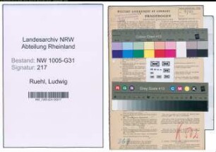 Entnazifizierung Ludwig Ruehl , geb. 09.12.1901 (Gastwirt)