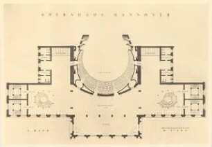 Oper, Hannover: Grundriss 1. Rang 1:100