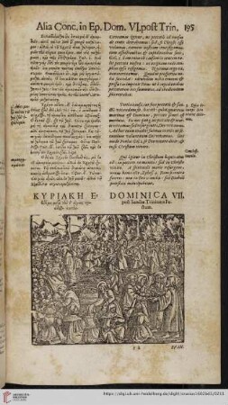 Dominica VII. post Sanctæ Trinitatis Festum