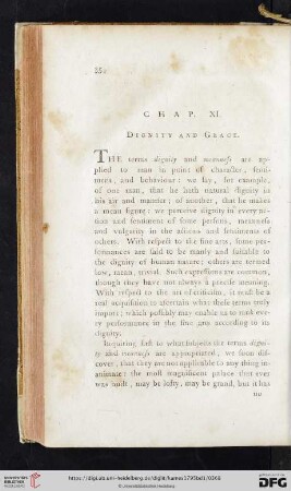 Chap. XI: Dignity and Grace