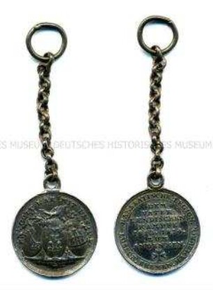 Miniaturmedaille der Kriegsdenkmedaille für die Hanseatische Legion