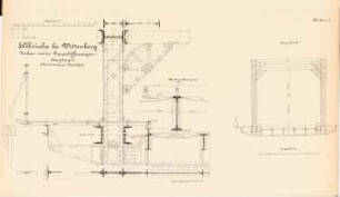 Elbbrücke, Wittenberg Umbau: Umbau zweier Doppelöffnungen: Schnitt durch den Hauptträger 1:50