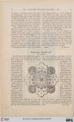 Romanische Metallrosette