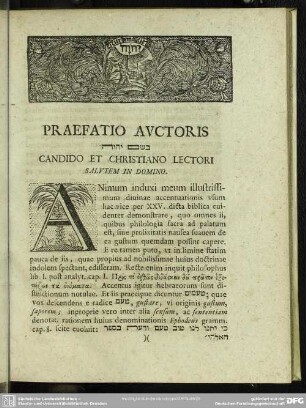 Praefatio Auctoris