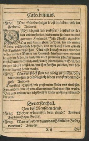 Der erste theil. Von deß Menschen elend.