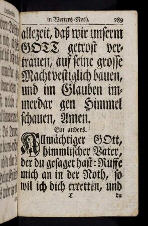 289-304, Allmächtiger Gott...