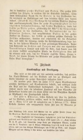 158-162, VI. Abschnitt. Krankenpflege und Beerdigung
