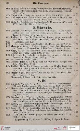Kt. Unterwalden (Nr. 3853 - 3863)