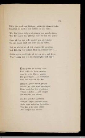 Erde spinnt dir deinen faden