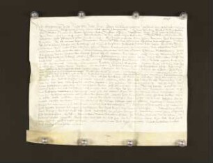 1595 Apr. 22. Stadtobligation auf 1000 Thaler von Alexander Grothe (verheiratet mit Anna Torcks); 1597 abgelöst!