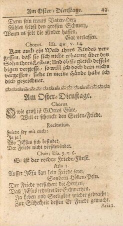Am Oster-Dienstage